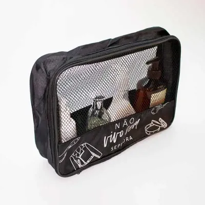 Kit Viagem Com Necessaire em Nylon
