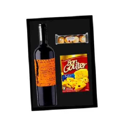 Kit Vinho Chileno Pucon Com Aperitivo