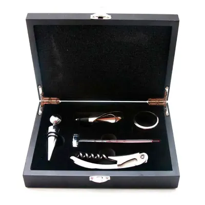 Kit Vinho Com 5 Pecas em Metal