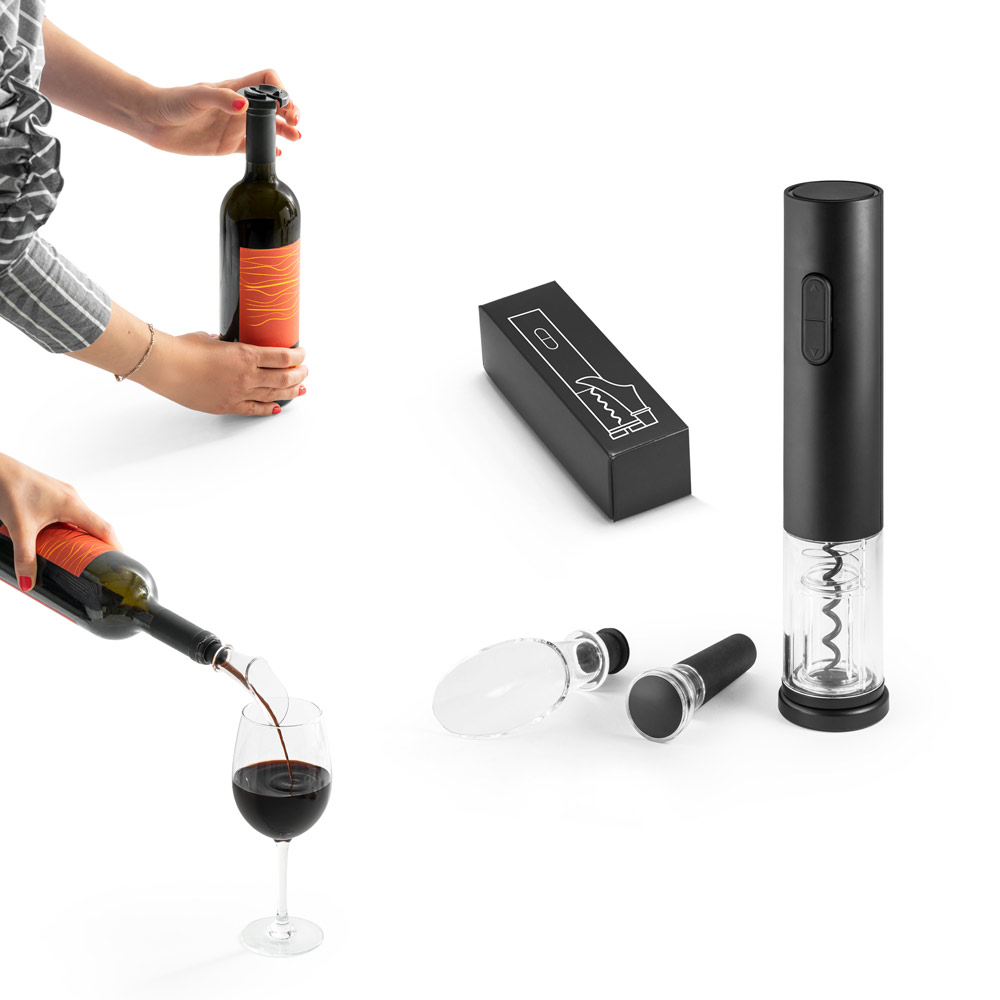 Kit Vinho com Saca Tolha Elétrico