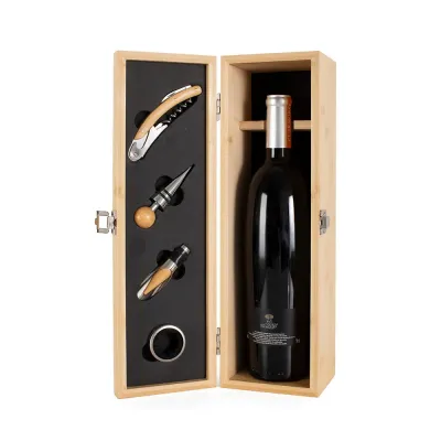Kit Vinho em Bambu