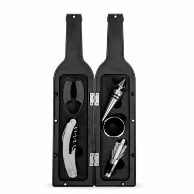 Kit Vinho Formato Garrafa Com 5 Pecas