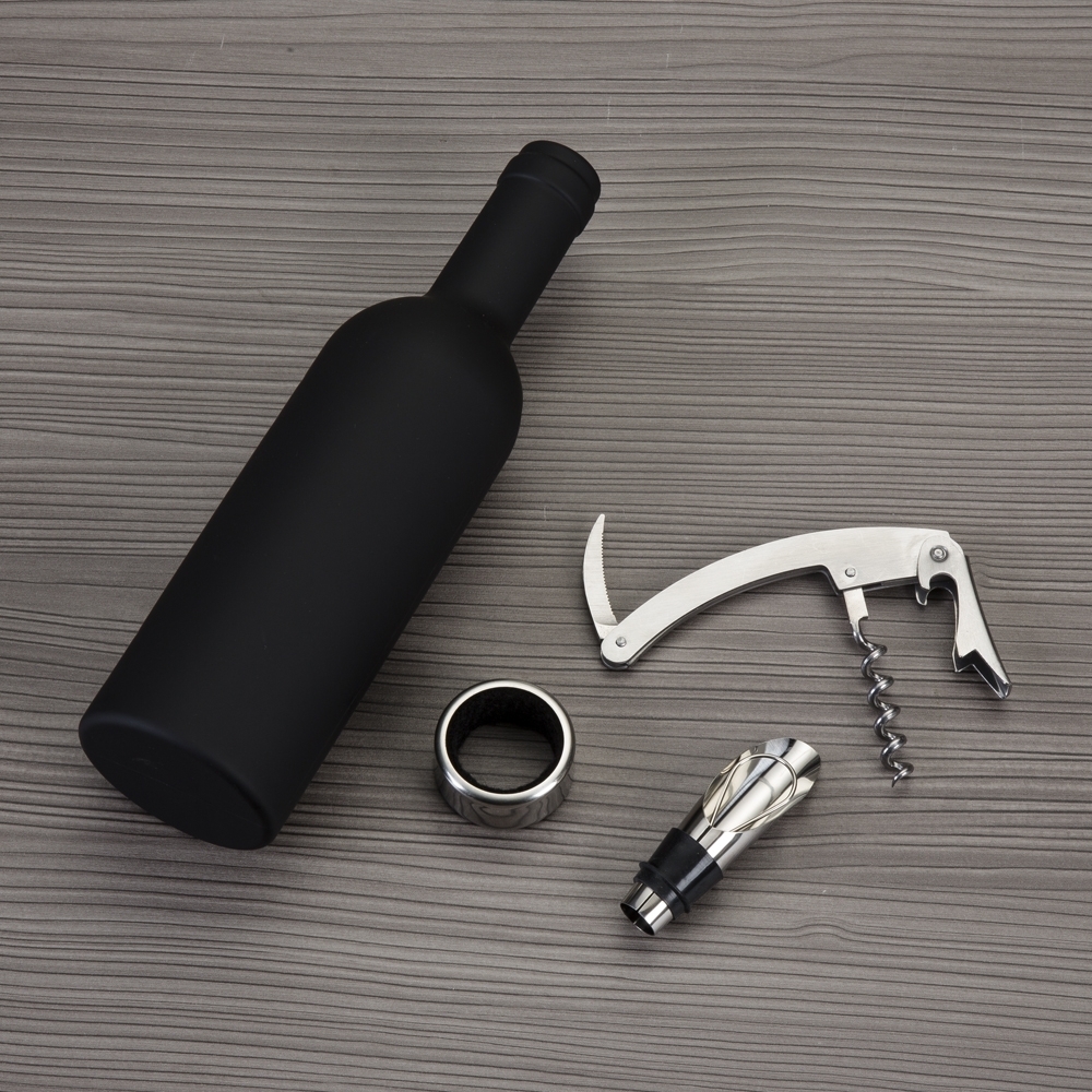 Kit Vinho Garrafa 3 peças / Ch-7942kv