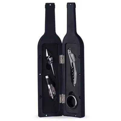 Kit Vinho Garrafa 4 Pecas