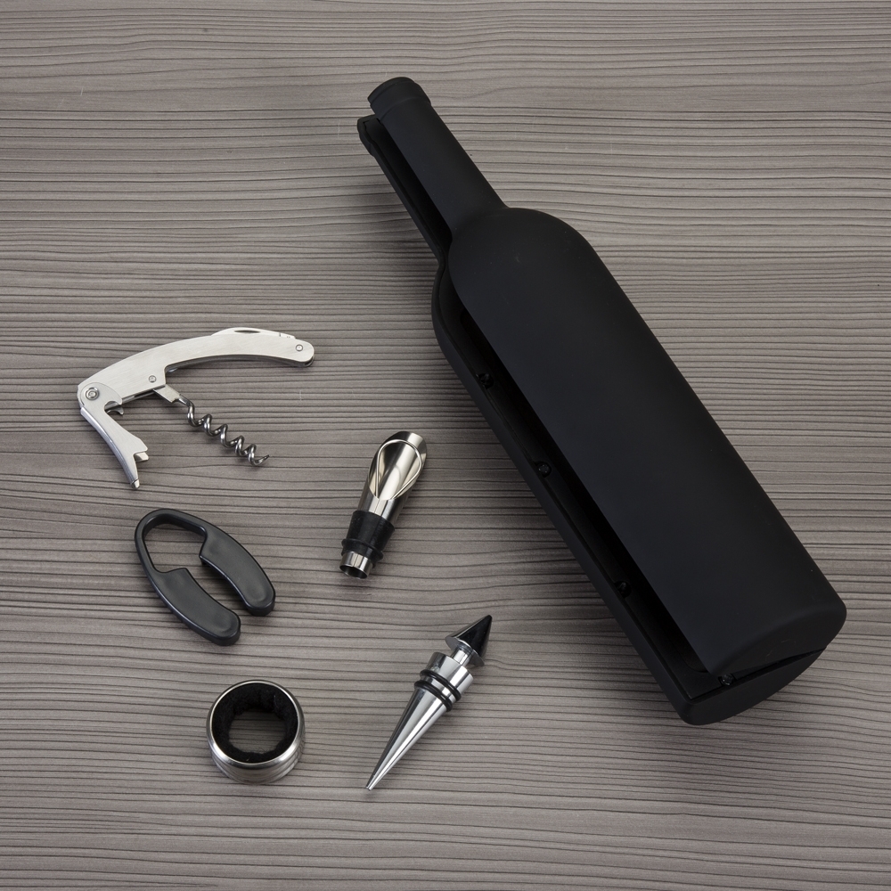 Kit Vinho Garrafa 5 peças Personalizado — foto 3