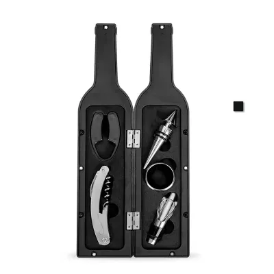 Kit Vinho Garrafa 5 Pecas Personalizado