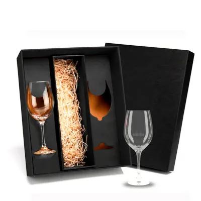 Kit Vinho Personalizado Com 2 Tacas