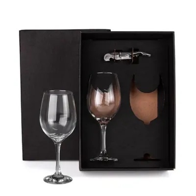 Kit Vinho Personalizado Com Abridor
