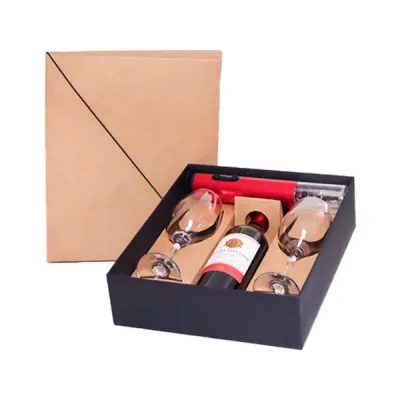 Kit Vinho Premium Com Duas Tacas
