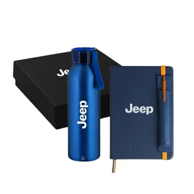 Kit Welcome Caderno Caneta e Squeeze 600ml