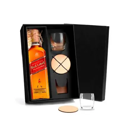 Kit Whisky Red Label Com Copos