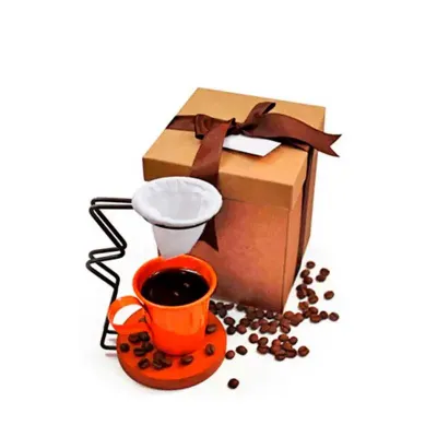 Kit Xicara de 55ml e Mini Coador
