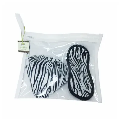 Kit Zebra Com Mascara e Touca
