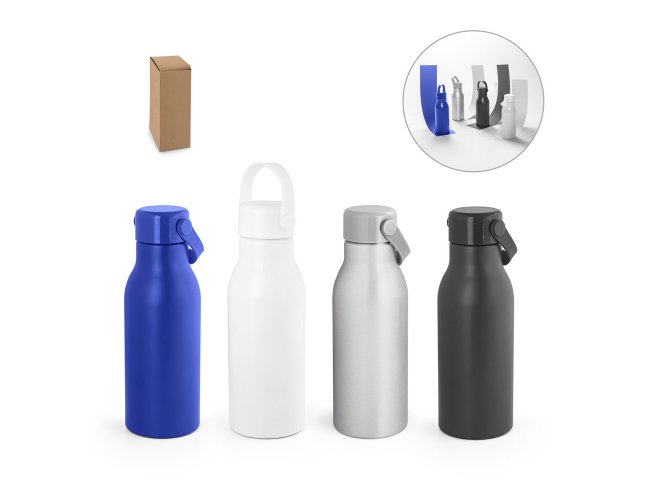 KOHLI. Squeeze em alumínio 100% reciclado com acabamento em mate 700 mL