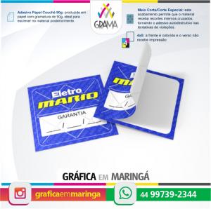Lacre de Segurança QUADRADO 3,6 x 3,6 cm 3,6 x 3,6 cm Papel Adesivado 90g 4x0 Sem revestimento Meio-corte