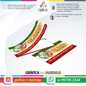 Lacre de Segurança RETANGULAR 7,6 x 3,6 cm 7,6 x 3,6 cm Papel Adesivado 90g 4x0 Sem revestimento Meio-corte