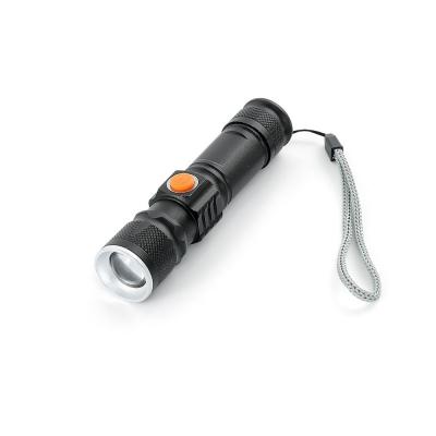 Lanterna de Metal Recarregavel c Zoom Para Brindes Personalizados