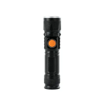 Lanterna Metal Recarregavel Com Logo
