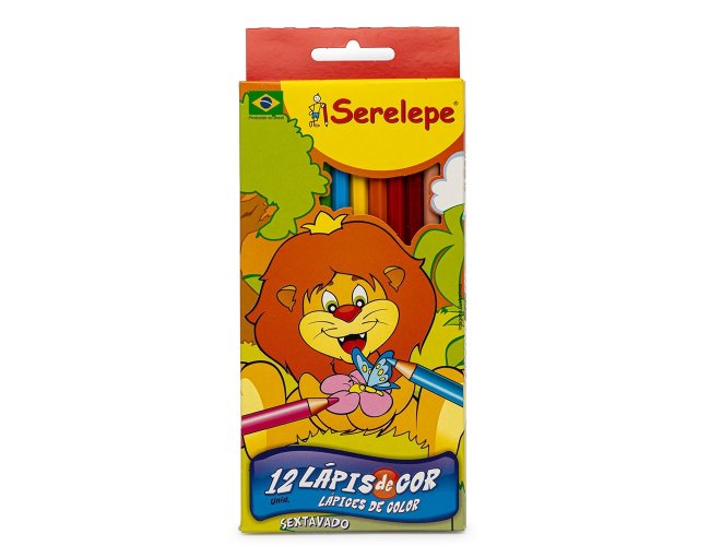 Lápis de Cor 12 Cores