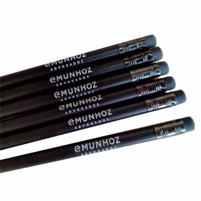 Lapis Personalizados Madeira Preta Reflorestada