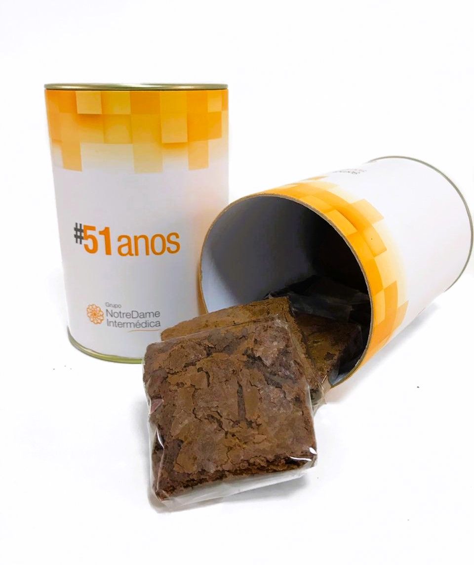 Lata Tubo Brownies