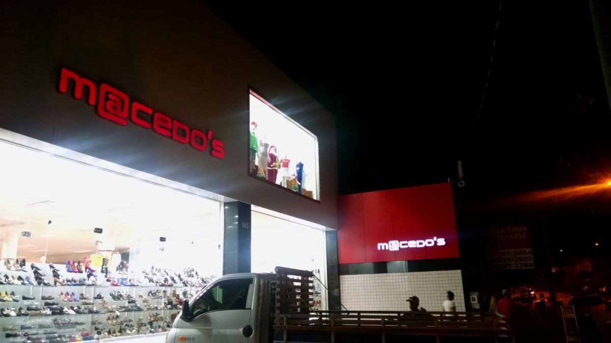 Letra Caixa com Led