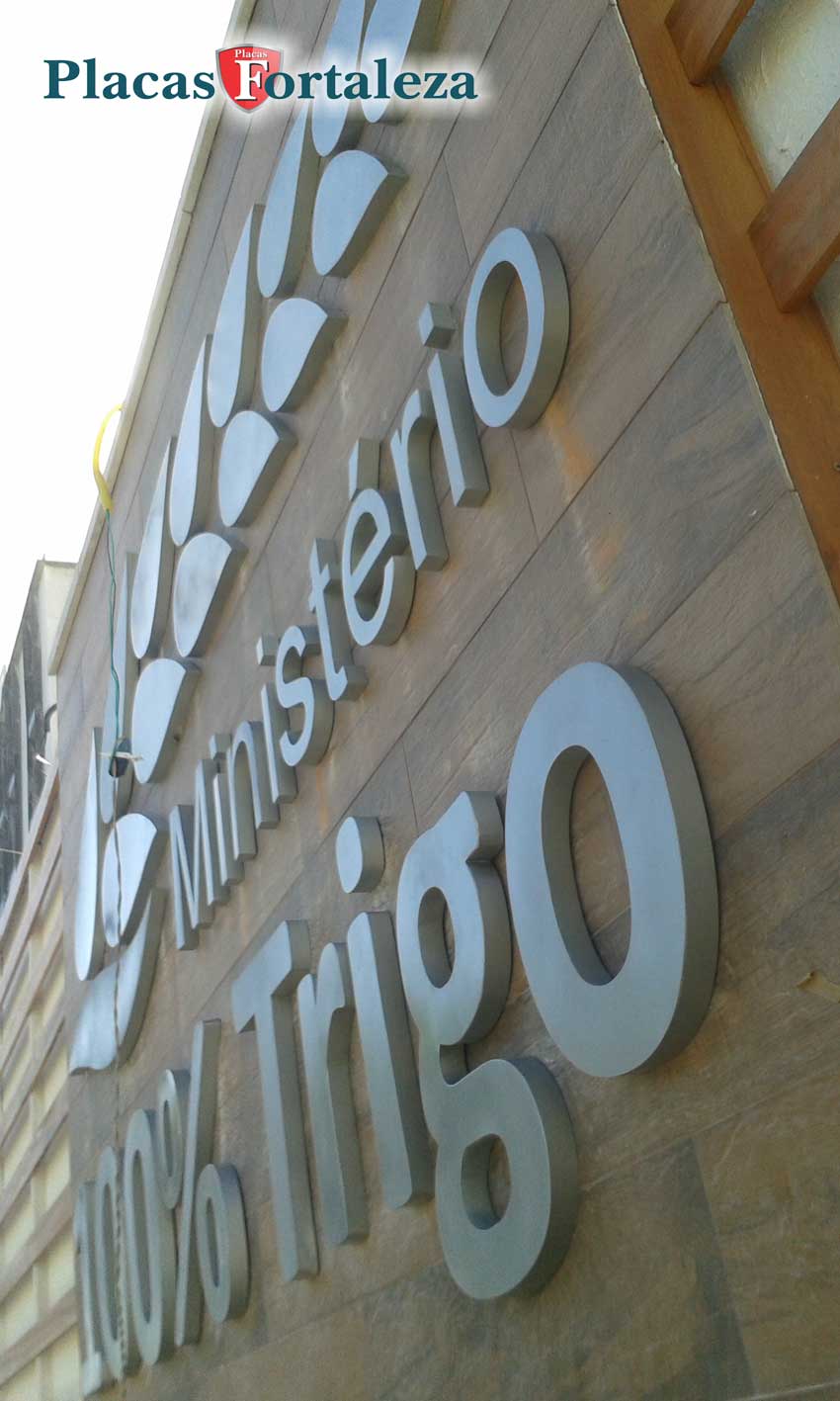 Letra Caixa Para Igreja 100% Tri