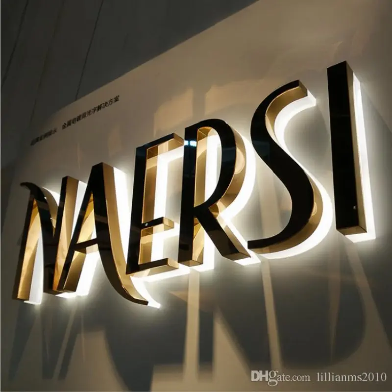 Letreiros luminosos personalizados