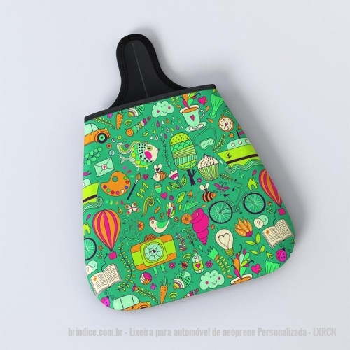 Lixeira Para Automovel De Neoprene Personalizada