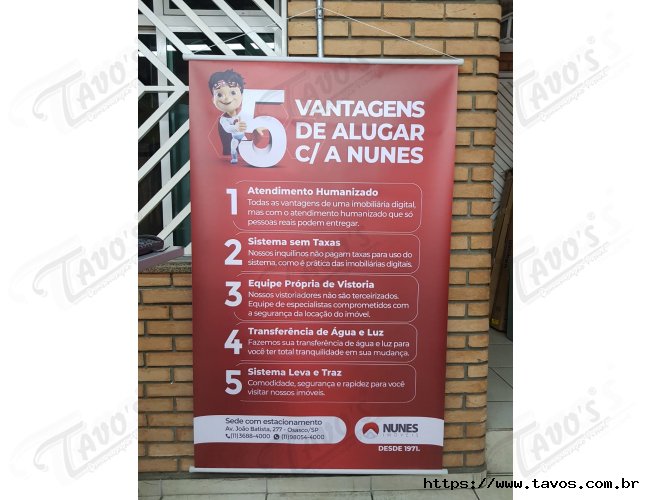 Lona em Impressão Digital - Tamanho personalizado