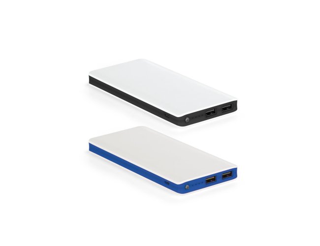 LUMINA X. Bateria portátil em ABS com LED 10.000 mAh
