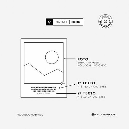 Magnet Memo - Personalize com sua foto + texto — foto 6