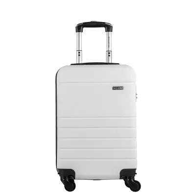 Mala de Bordo Com Rodas 360 Essencial Branco