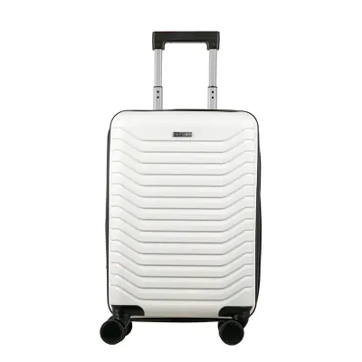 Mala de Bordo Com Rodas 360 Essencial Plus Branco