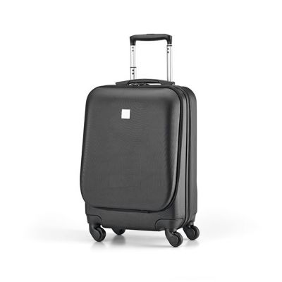 Mala de Viagem Executivo Abs Com 4 Rodas Giratorias Compartimento Frontal Para Notebook 17 Pega