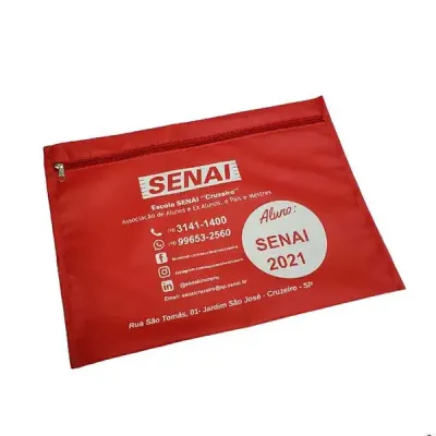 Malote em Poliester Com Ziper Personalizado