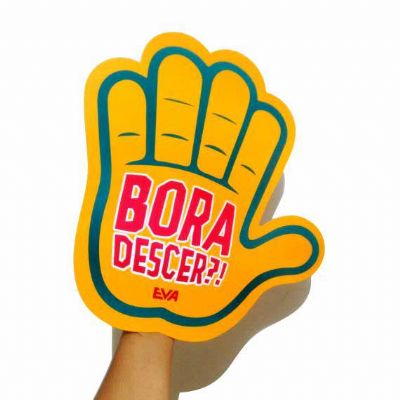 Mão para evento personalizada tipo luva