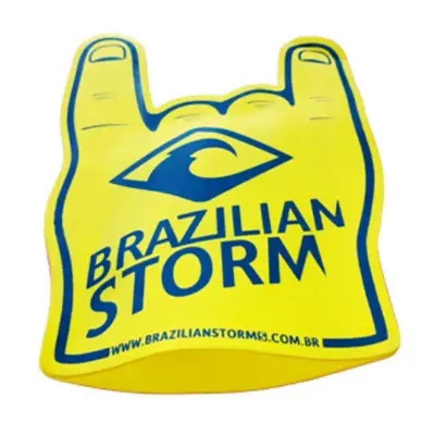 Maos Para Torcida em Papel Cartao Couche Eva