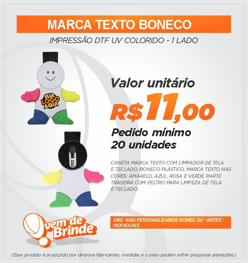 Marca Texto Boneco