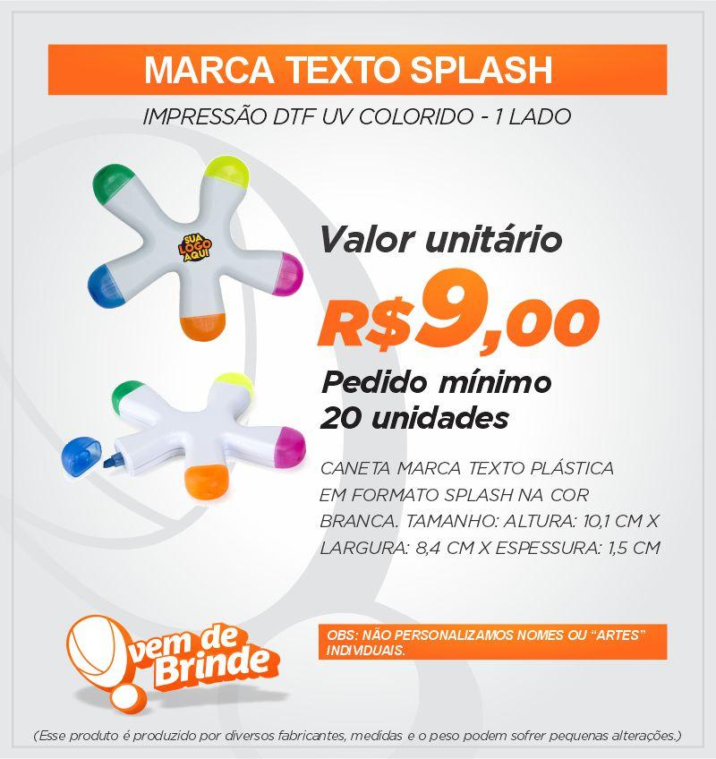 Marca Texto Splash