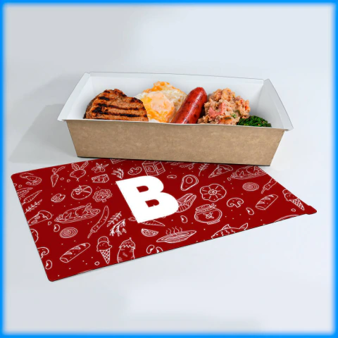 Marmita Fundo Kraft Selada com Tampa Personalizada 2000ml - 480 unidades