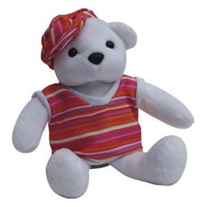 Mascote de pelúcia Shopping D. Pedro - Coleção Ursos - Mod. 03.