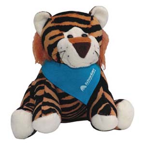Mascote de pelúcia Tigre Advantan personalizado