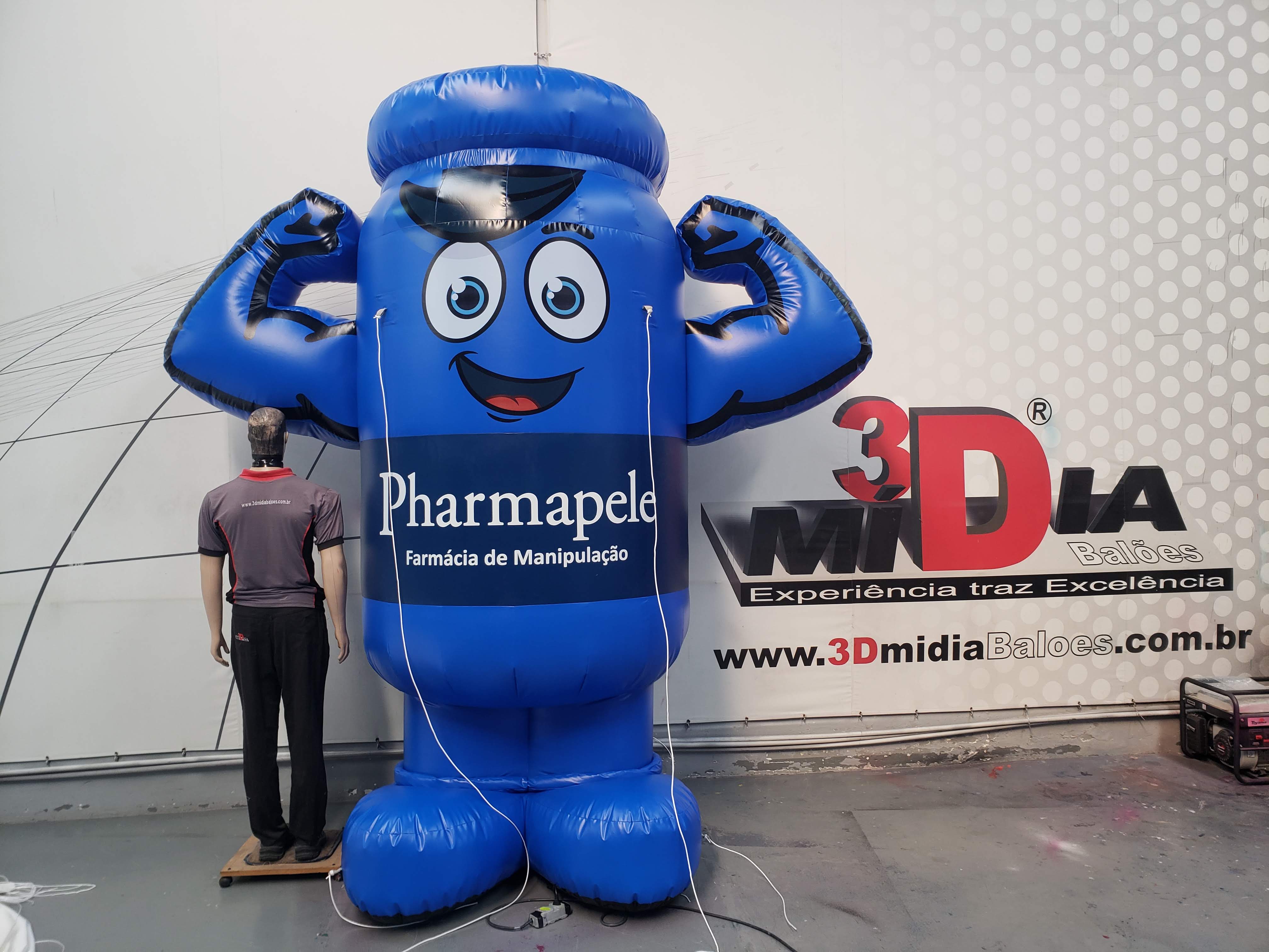Mascote 3d Inflável Personalizado — foto 3