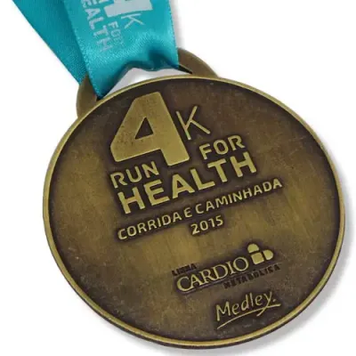 Medalha Com Personalizacao Esmaltacao