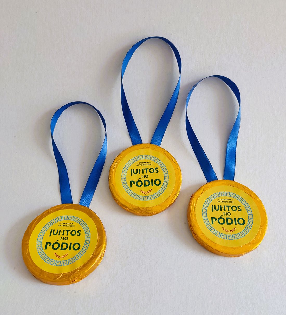 MEDALHA DE CHOCOLATE