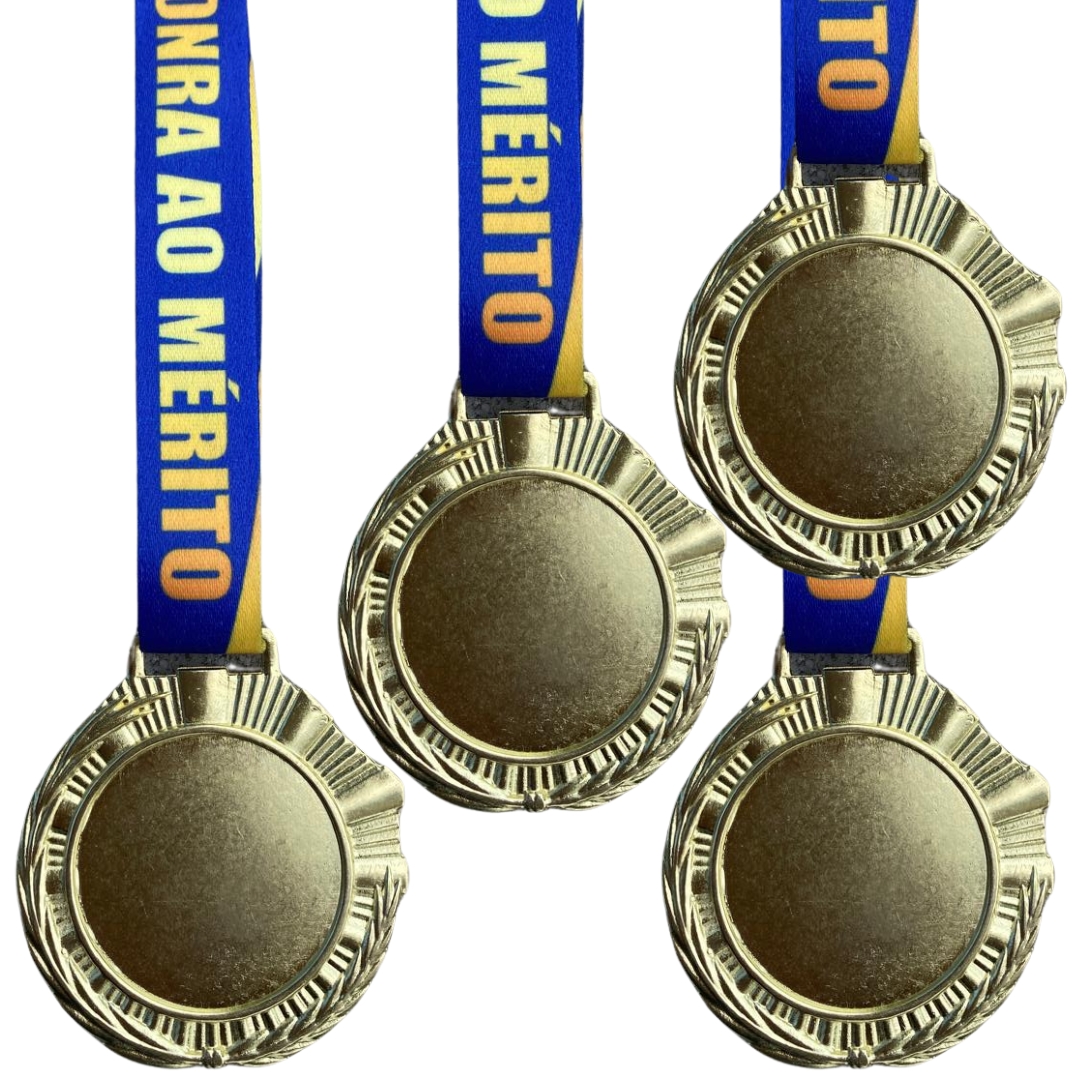 Medalha De Metal 58mm Honra Ao Mérito Esportivo