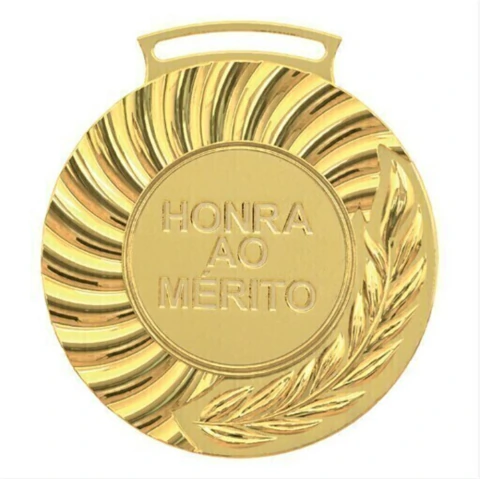 Medalha Ouro Prata e Bronze REF: 66000 65mm