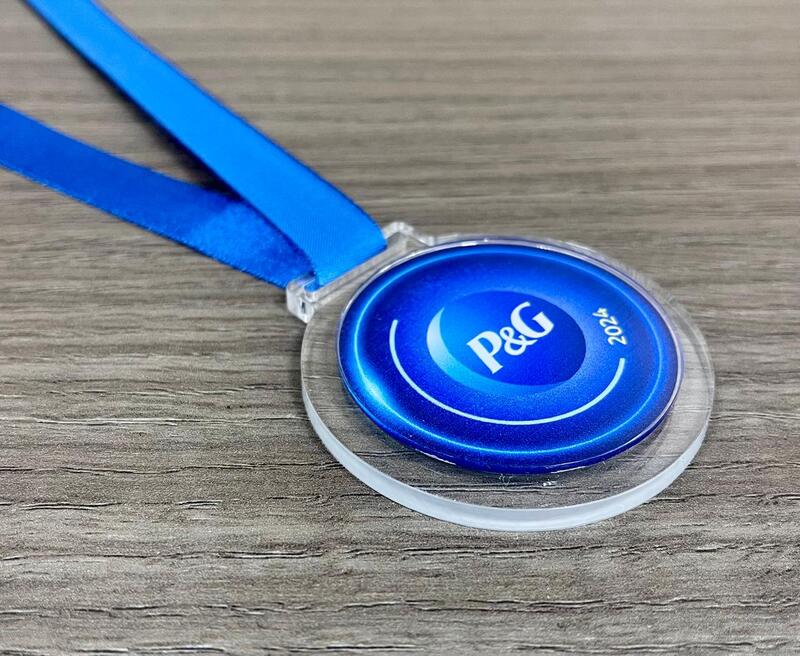 Medalhas de acrílico