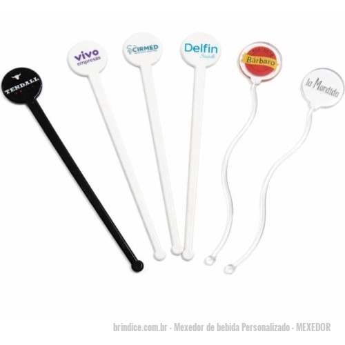 Mexedor De Bebida Personalizado